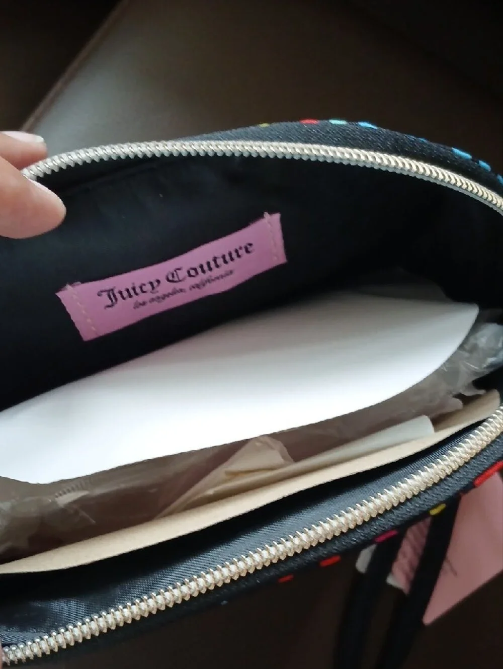 Juicy Couture colorful zebra